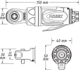 Hazet 9020P-2 1⁄4″ Mini air ratchet