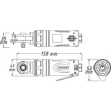 Hazet 9021SR-1 3⁄8″ Impact ratchet