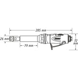 Hazet 9032LG-1 Die grinder ∙ straight design ∙ long