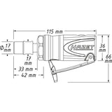 Hazet 9032M-1 Mini die grinder ∙ straight design