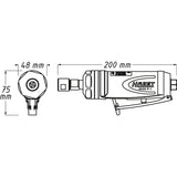 Hazet 9032P-1 Die grinder ∙ straight design
