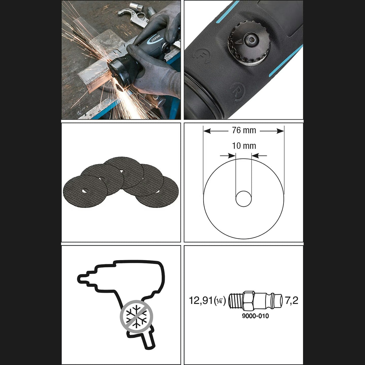 Hazet 9033-10 Angle grinder