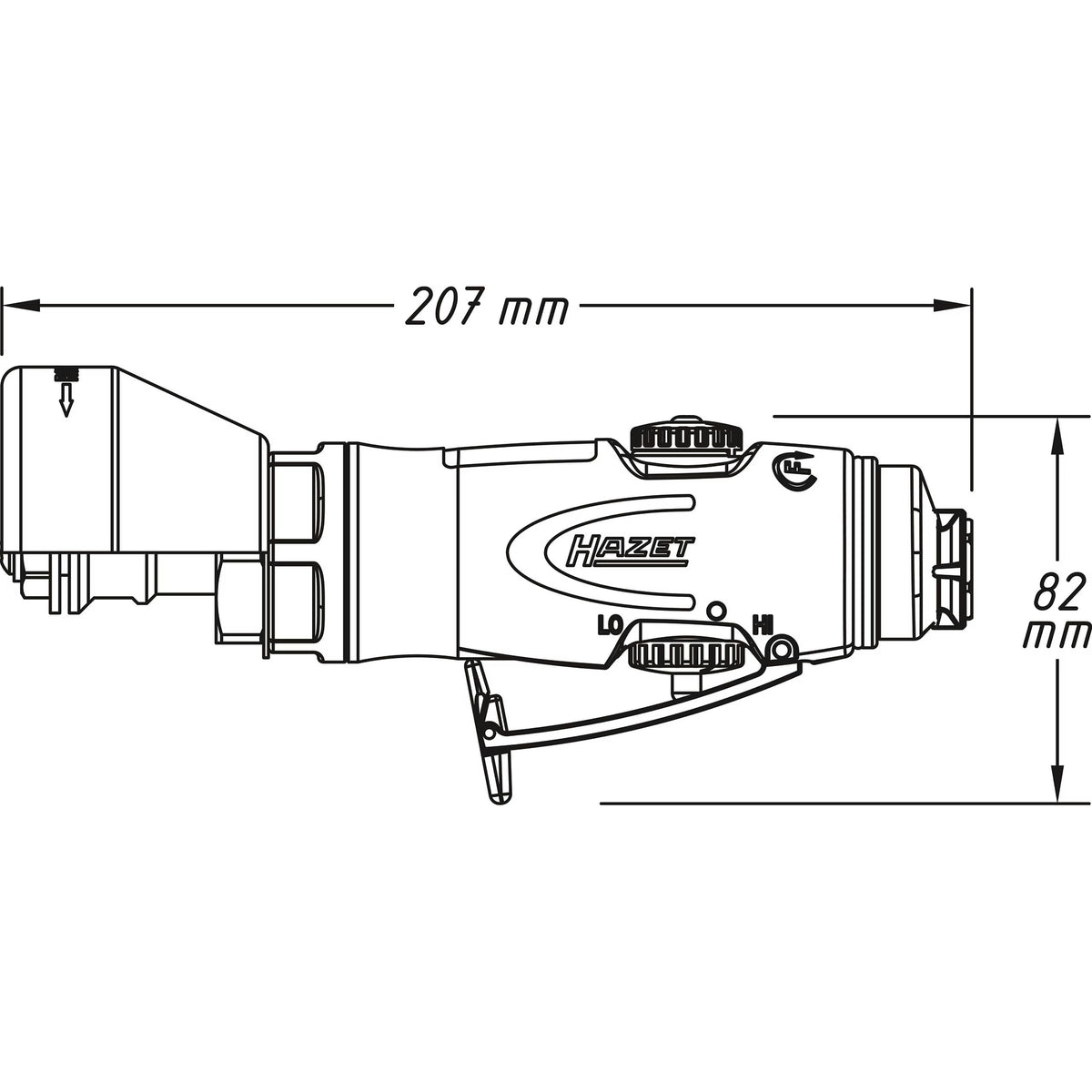 Hazet 9033-10 Angle grinder