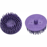 Hazet 9033-11-036/2 Spare bristle grinder set ∙ purple ∙ 2-piece∙ Roloc® quick-change system ∙ ⌀ 50 mm