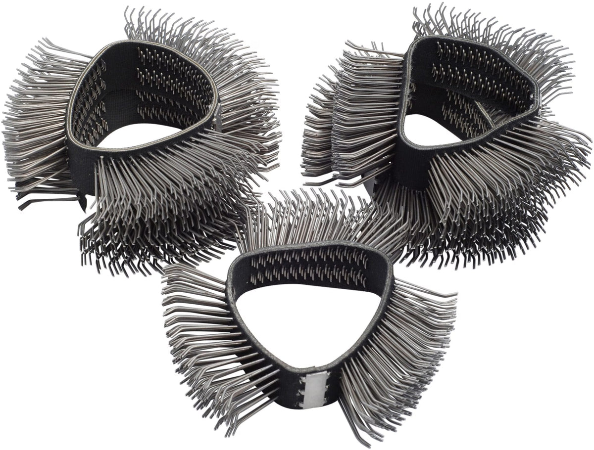Hazet 9033-6-02/5 Brush belt ∙ 23 mm wide ∙ coarse ∙ bent tips