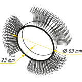 Hazet 9033-6-05/5 Brush belt ∙ 11 mm wide ∙ fine ∙ straight tips