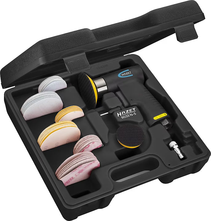 Hazet 9033N-5 Mini orbital sander set
