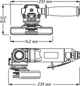 Hazet 9033N-7 Right-angle grinder