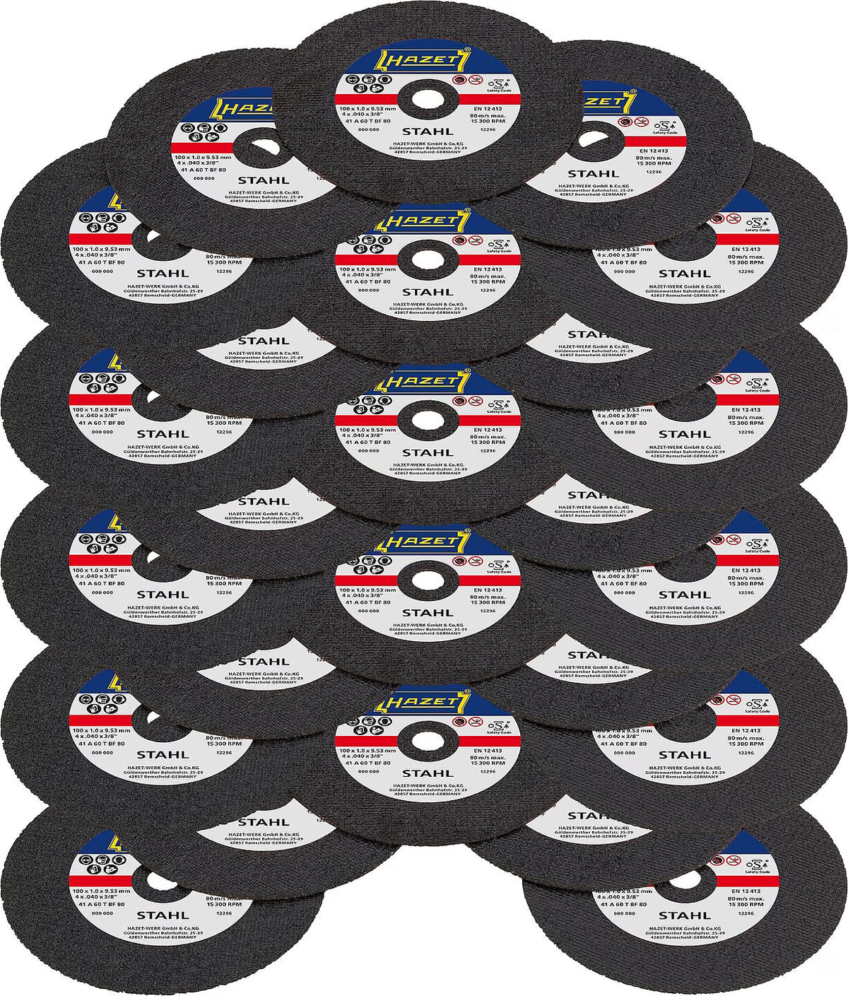 Hazet 9033P-08/25 Cut-off wheel set