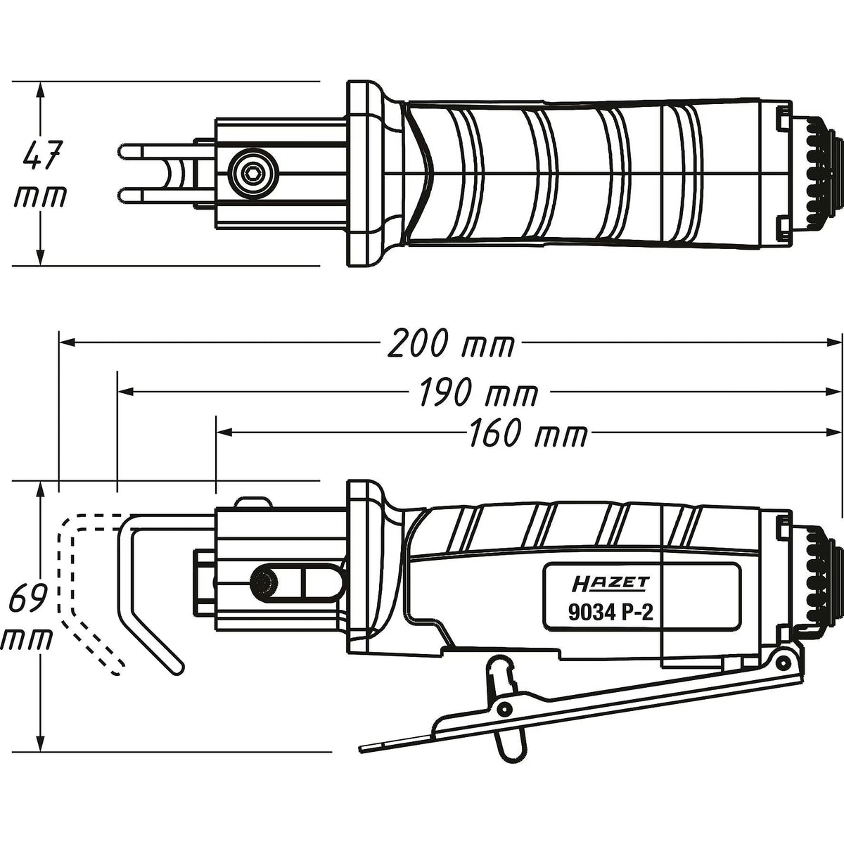 Hazet 9034P-2 Sabre saw