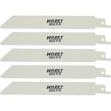 Hazet 9034P-R/5 Reciprocating sabre saw blades∙ 18 teeth / inch ∙ bevelled ∙ corrugated teeth ∙ total length: 153 mm