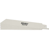 Hazet 9034P-R/5 Reciprocating sabre saw blades∙ 18 teeth / inch ∙ bevelled ∙ corrugated teeth ∙ total length: 153 mm
