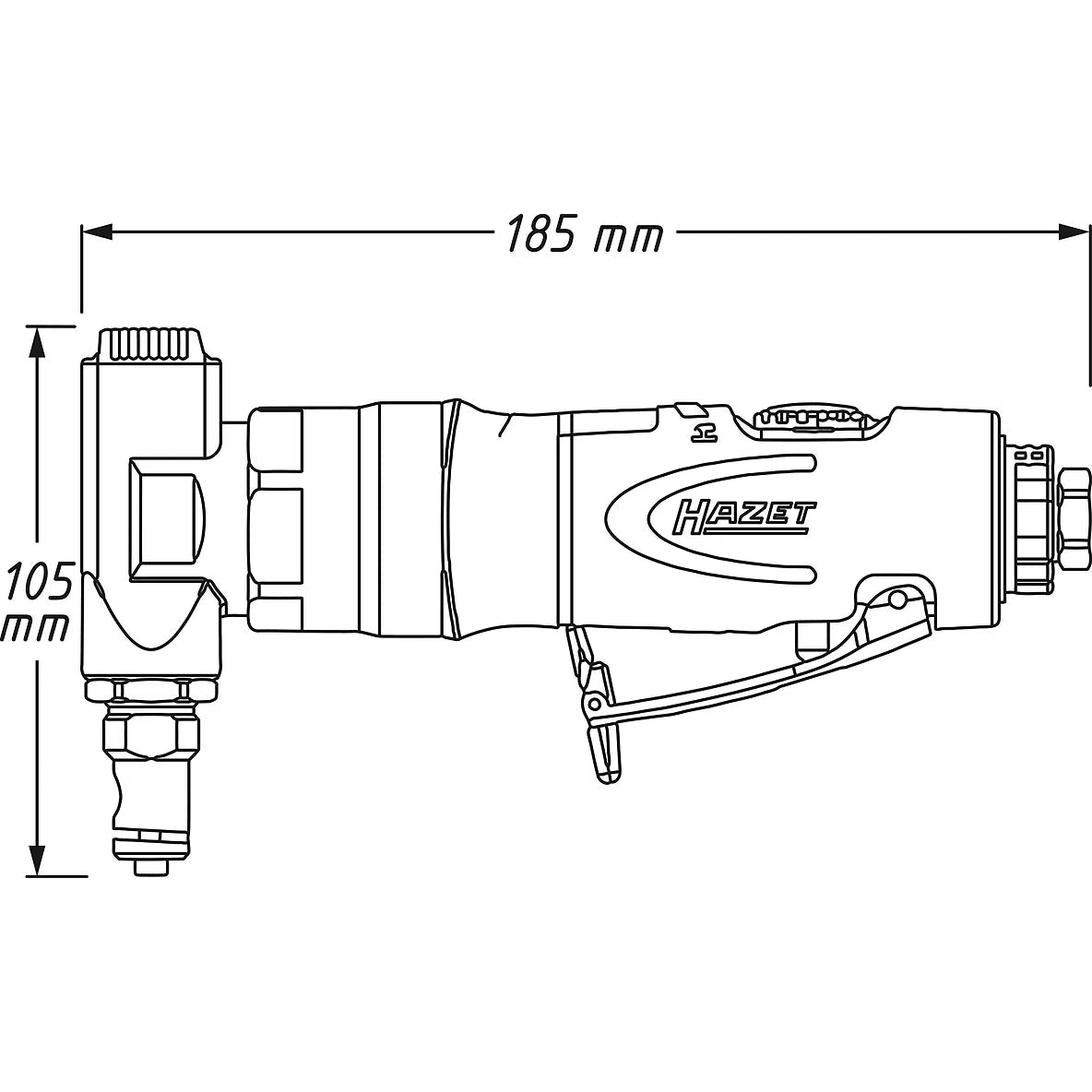 Hazet 9036N-1 Air nibbler