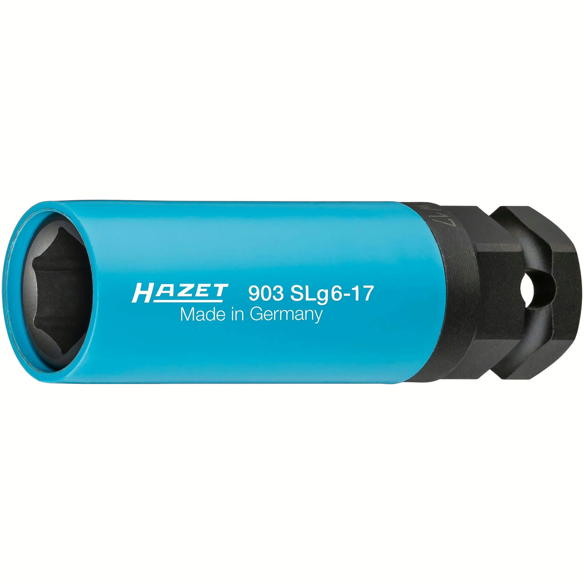 Hazet 903SLG6-17 1⁄2″ ∙ 24 mm outside hexagon Impact socket ∙ Outside hexagon traction profile ∙ 17 mm