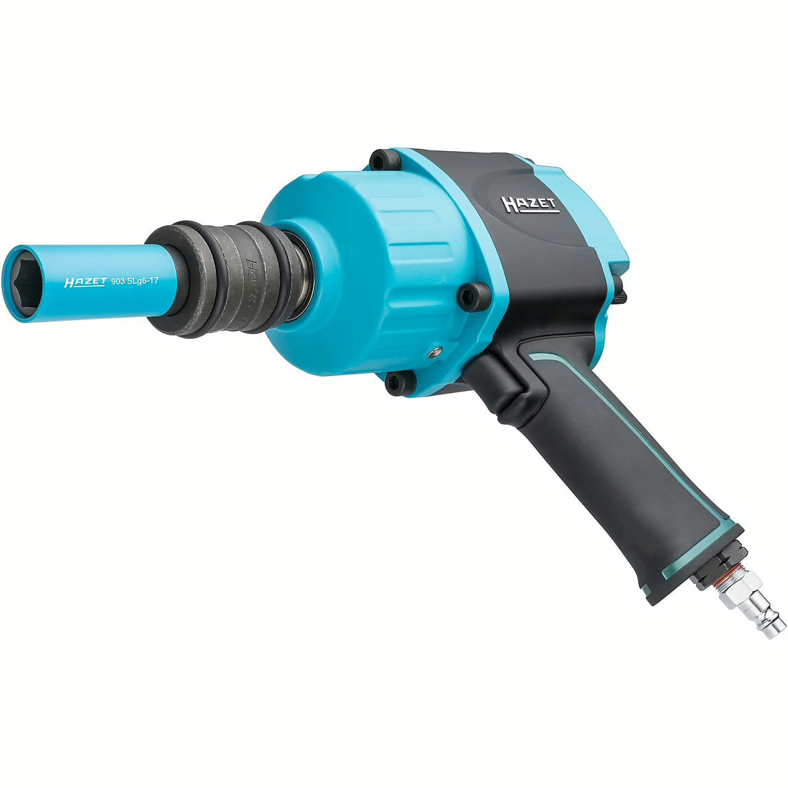 Hazet 903SLG6-17 1⁄2″ ∙ 24 mm outside hexagon Impact socket ∙ Outside hexagon traction profile ∙ 17 mm