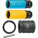 Hazet 903SLG6/5 1⁄2″ ∙ 24 mm outside hexagon Impact socket set ∙ Outer 6-point traction profile