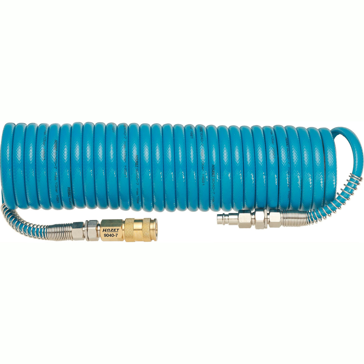 Hazet 9040-7 Spiral hose ∙ 7.62 m ∙ 6.35 mm inner diameter