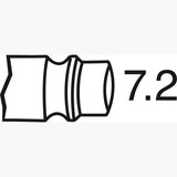 Hazet 9040-7 Spiral hose ∙ 7.62 m ∙ 6.35 mm inner diameter