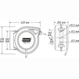 Hazet 9040N-10 Hose reel ∙ 15 m ∙ 10 mm inner ⌀