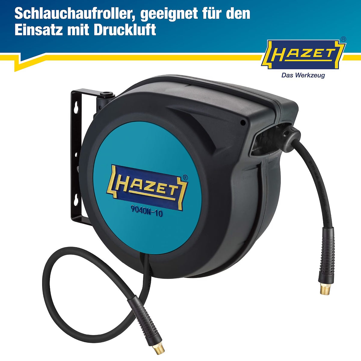 Hazet 9040N-10 Hose reel ∙ 15 m ∙ 10 mm inner ⌀