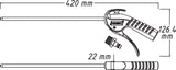 Hazet 9040P-2 Air blow gun ∙ 300 mm