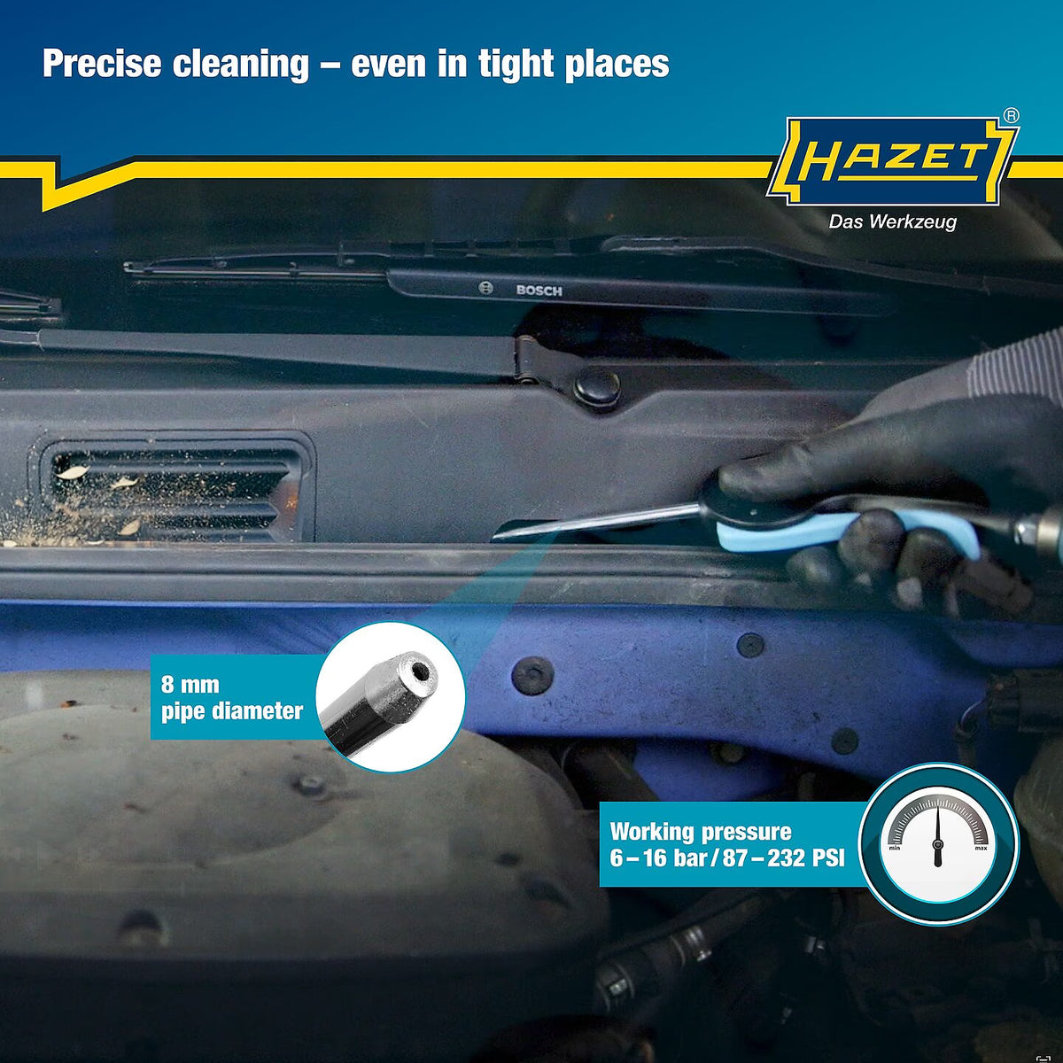 Hazet 9040P-2 Air blow gun ∙ 300 mm