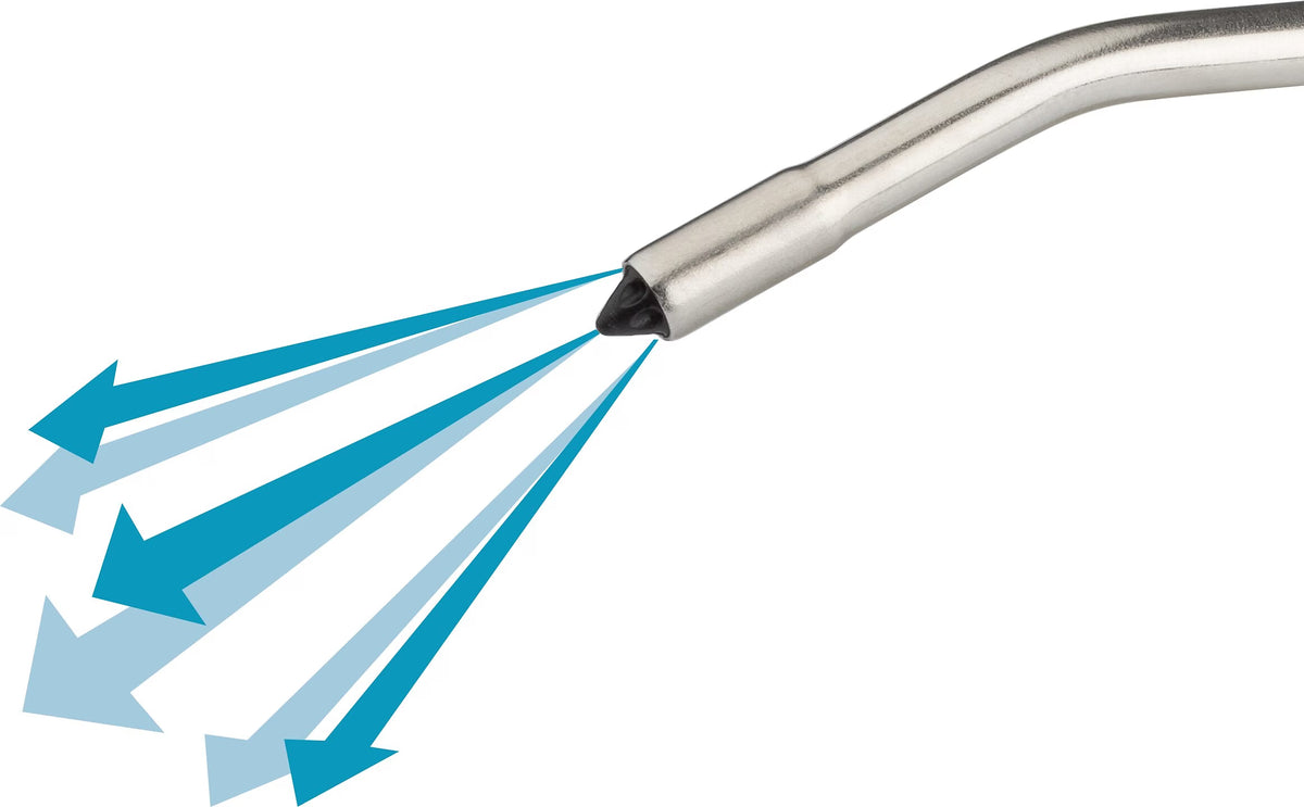Hazet 9040P-3 Air blow gun ∙ 100 mm ∙ quiet ∙ with bent pipe