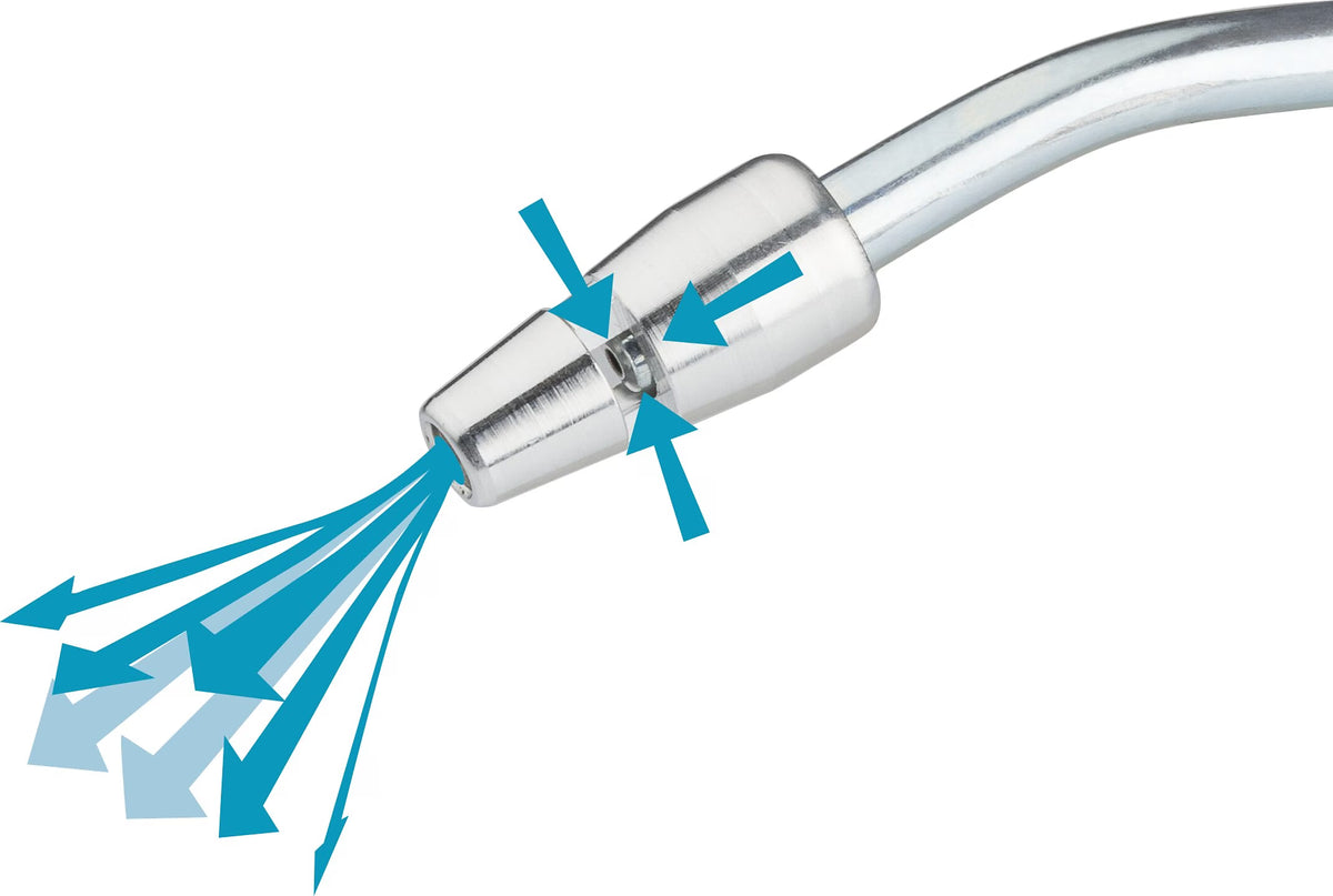 Hazet 9040P-4 Air blow gun ∙ 100 mm ∙ with Venturi nozzle and bent pipe