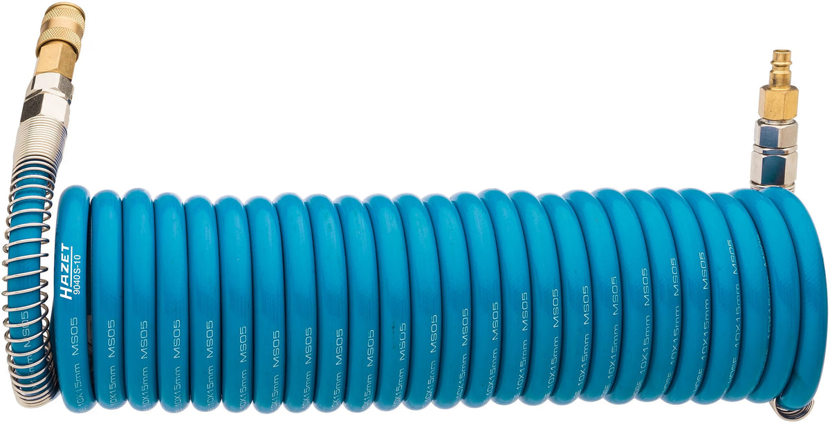 Hazet 9040S-10 Spiral hose ∙ 7.62 m ∙ 10 mm inner diameter
