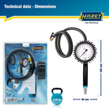 Hazet 9041G-1 Tyre inflator ∙ calibrated