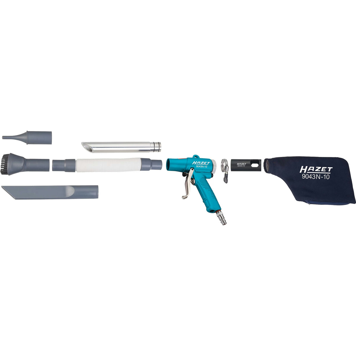 Hazet 9043N-10 Air blow and suction gun ∙ switchable
