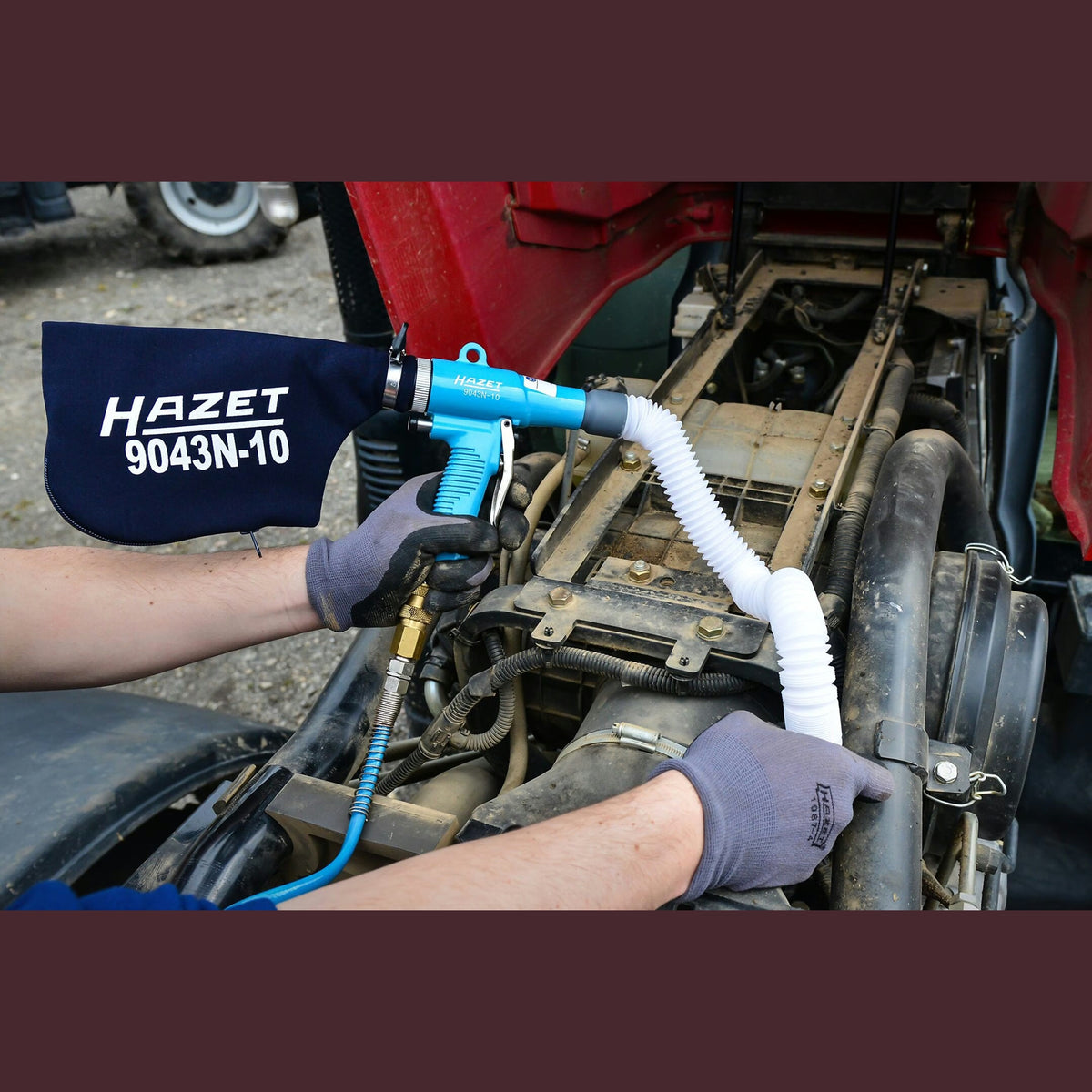 Hazet 9043N-10 Air blow and suction gun ∙ switchable