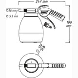Hazet 9045P-1 Soda spray gun