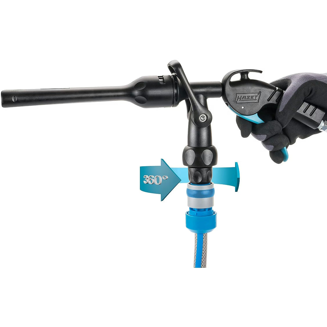 Hazet 9048P-2/3 Cooling system rinser ∙ wash-gun set