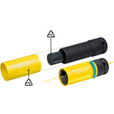 Hazet 904SLG-19 1⁄2″ Impact socket Outside hexagon traction profile 19 mm