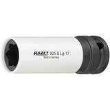 Hazet 905SLG-17 - 1/2" Drive 17mm Impact Socket Special Profile for Hybrid Wheel Bolts Mercedes-Benz