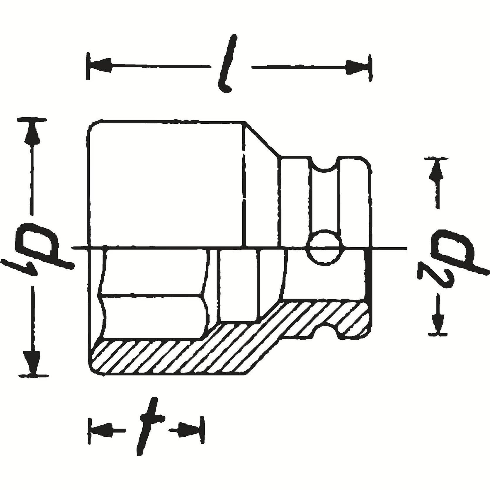 Hazet 905SLG-21 1⁄2″ Impact socket special profile 21 mm