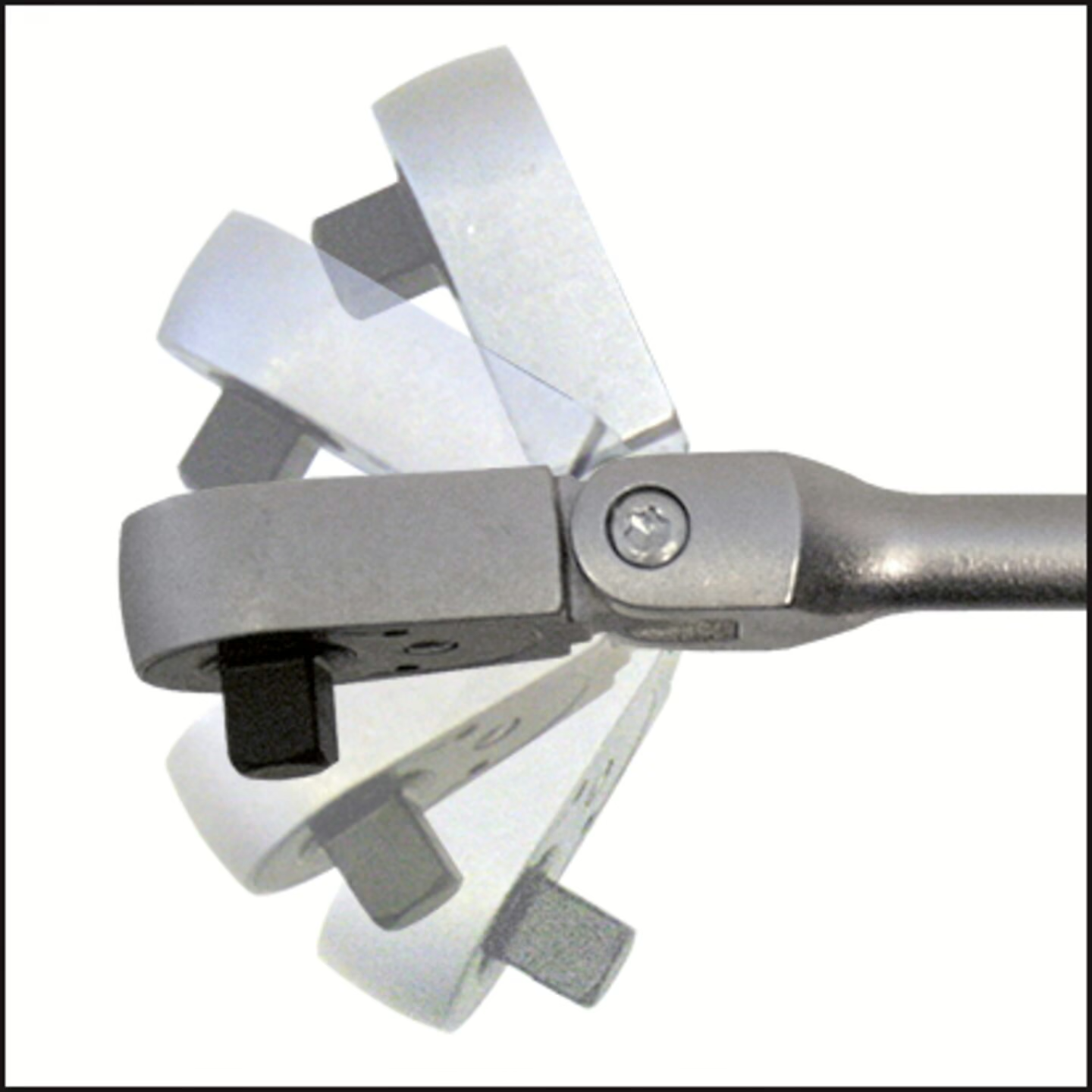Hazet 916GL - 1⁄2″ Reversible Ratchet ∙ Long ∙ With Hinge Joint