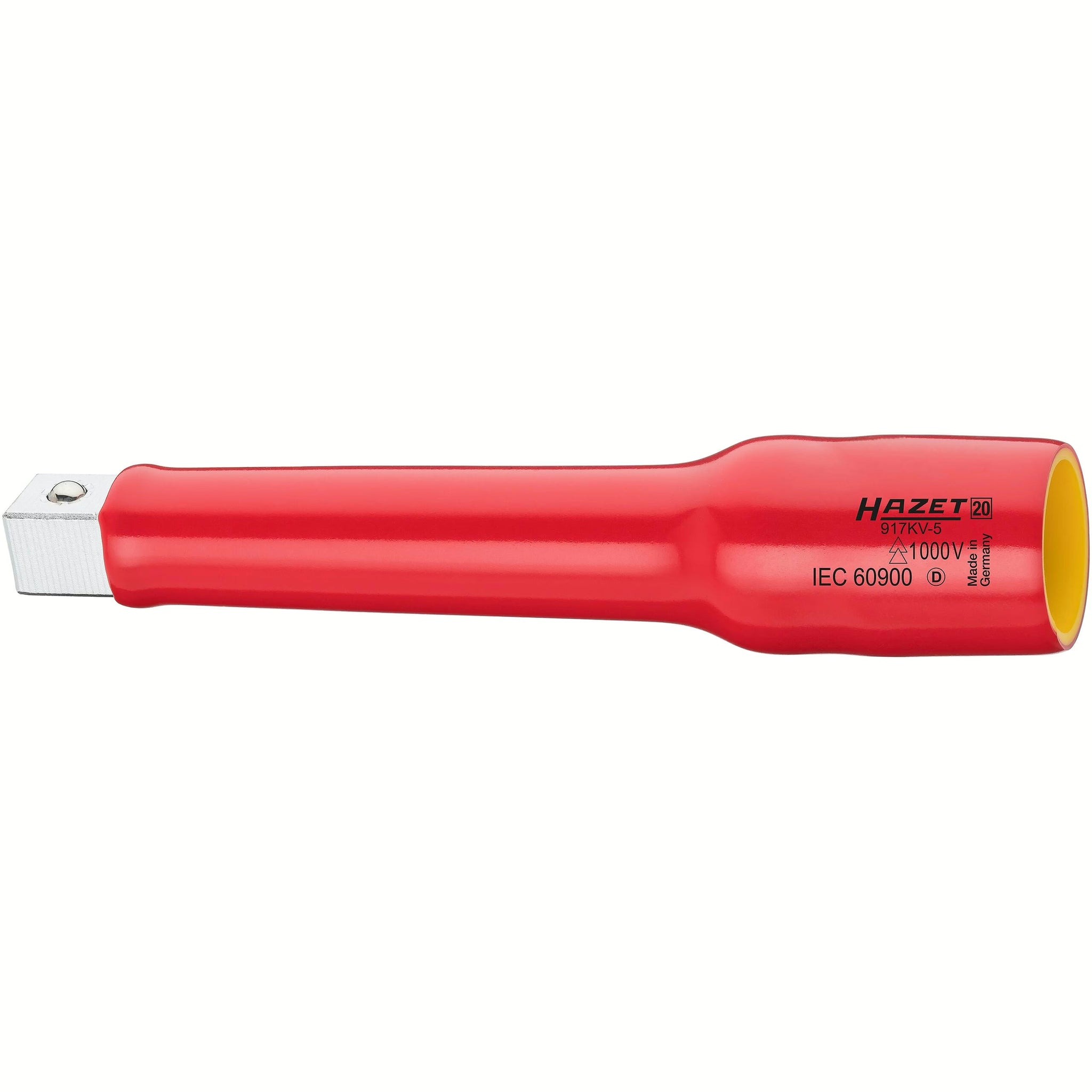 Hazet 917KV-5 1⁄2″→1⁄2″ Extension ∙ with protective insulation ∙ Length: 140 mm