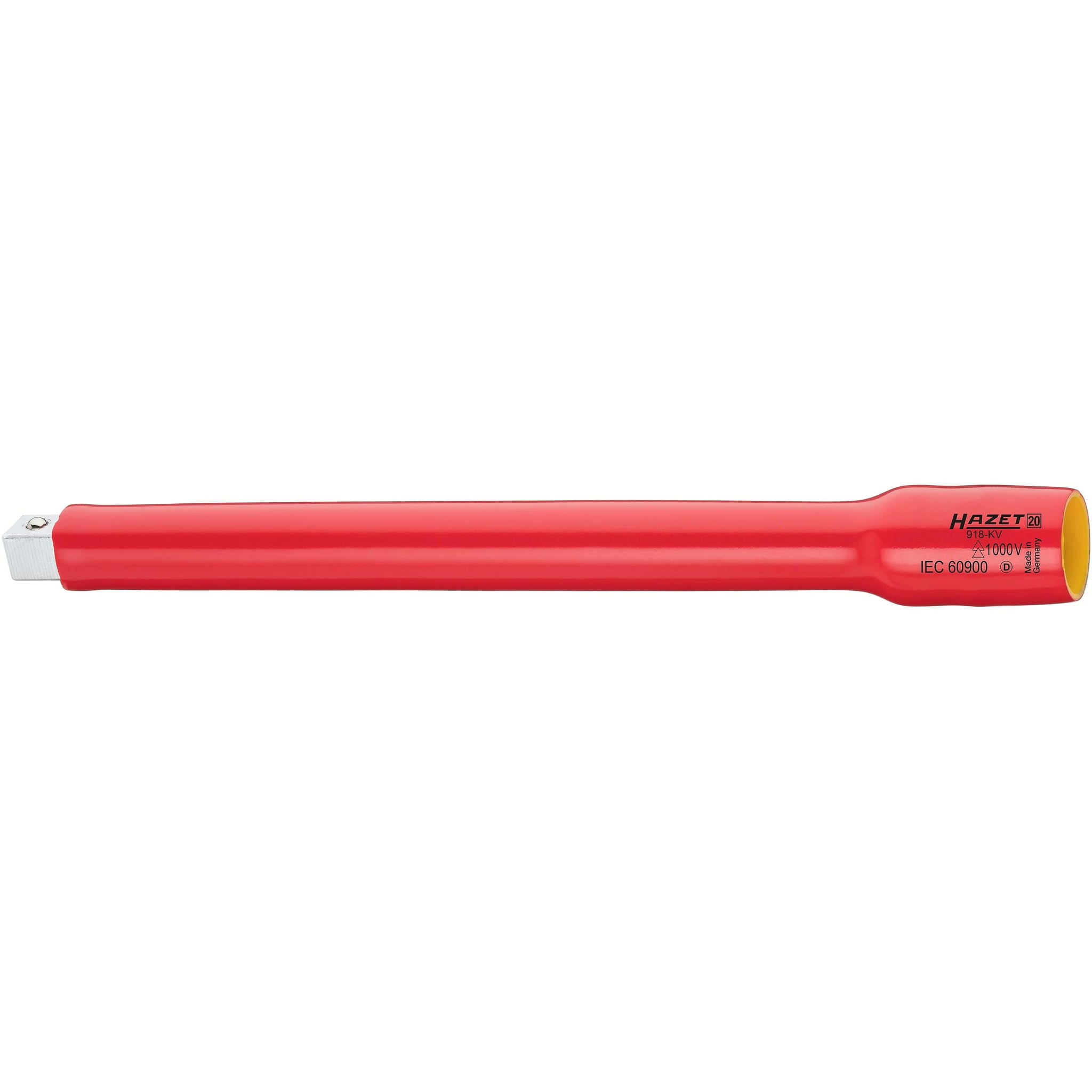 Hazet 918KV-10 1⁄2″→1⁄2″ Extension ∙ with protective insulation ∙ Length: 264 mm