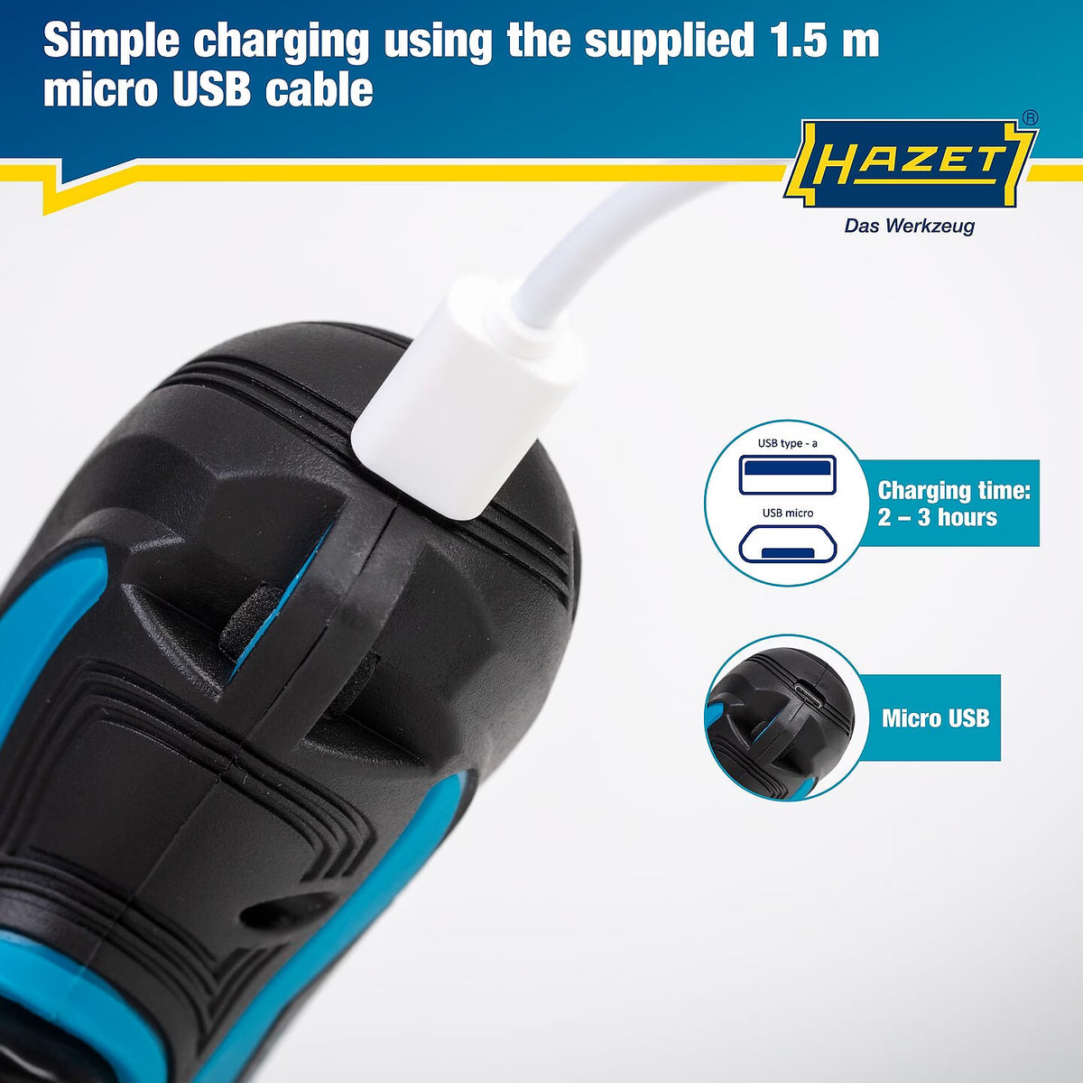 Hazet 9230B-1 Inside TORX® profile ∙ Pozidriv profile PZ ∙ Inside hexagon profile ∙ 1⁄4″ Cordless screwdriver bit set ∙ mini ∙ 4.5 Nm
