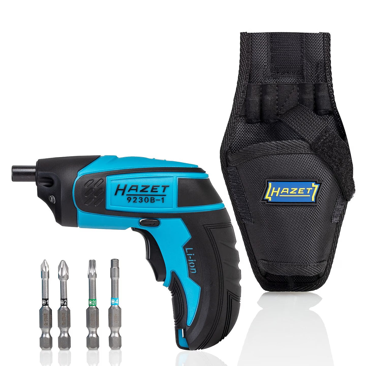 Hazet 9230B-1 Inside TORX® profile ∙ Pozidriv profile PZ ∙ Inside hexagon profile ∙ 1⁄4″ Cordless screwdriver bit set ∙ mini ∙ 4.5 Nm