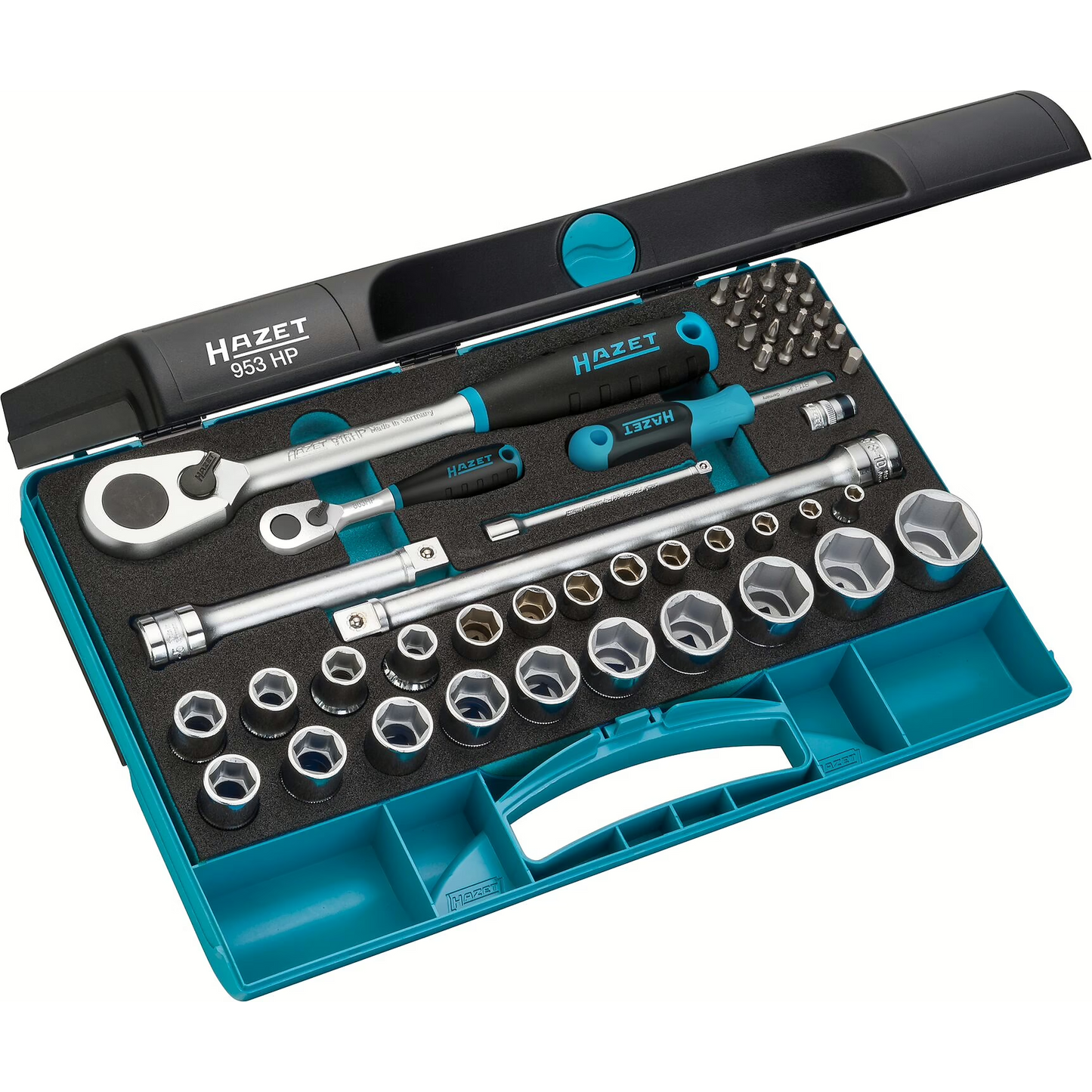 Hazet 953HP - 1/4" Drive Socket Wrench Set, 47 Pieces