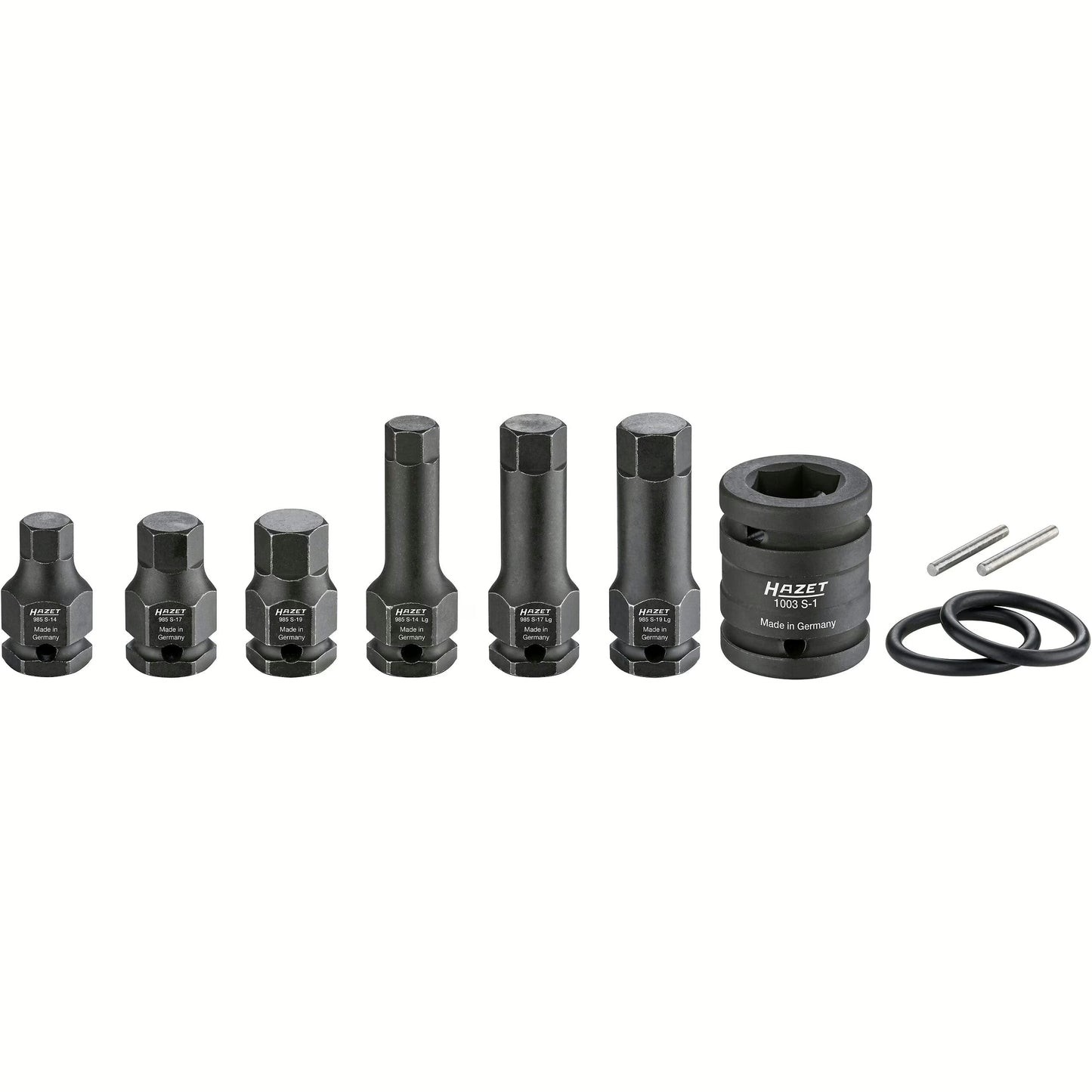 Hazet 985S/11 1⁄2″ ∙ 24 mm outside hexagon Impact screwdriver socket set ∙ Inside hexagon profile