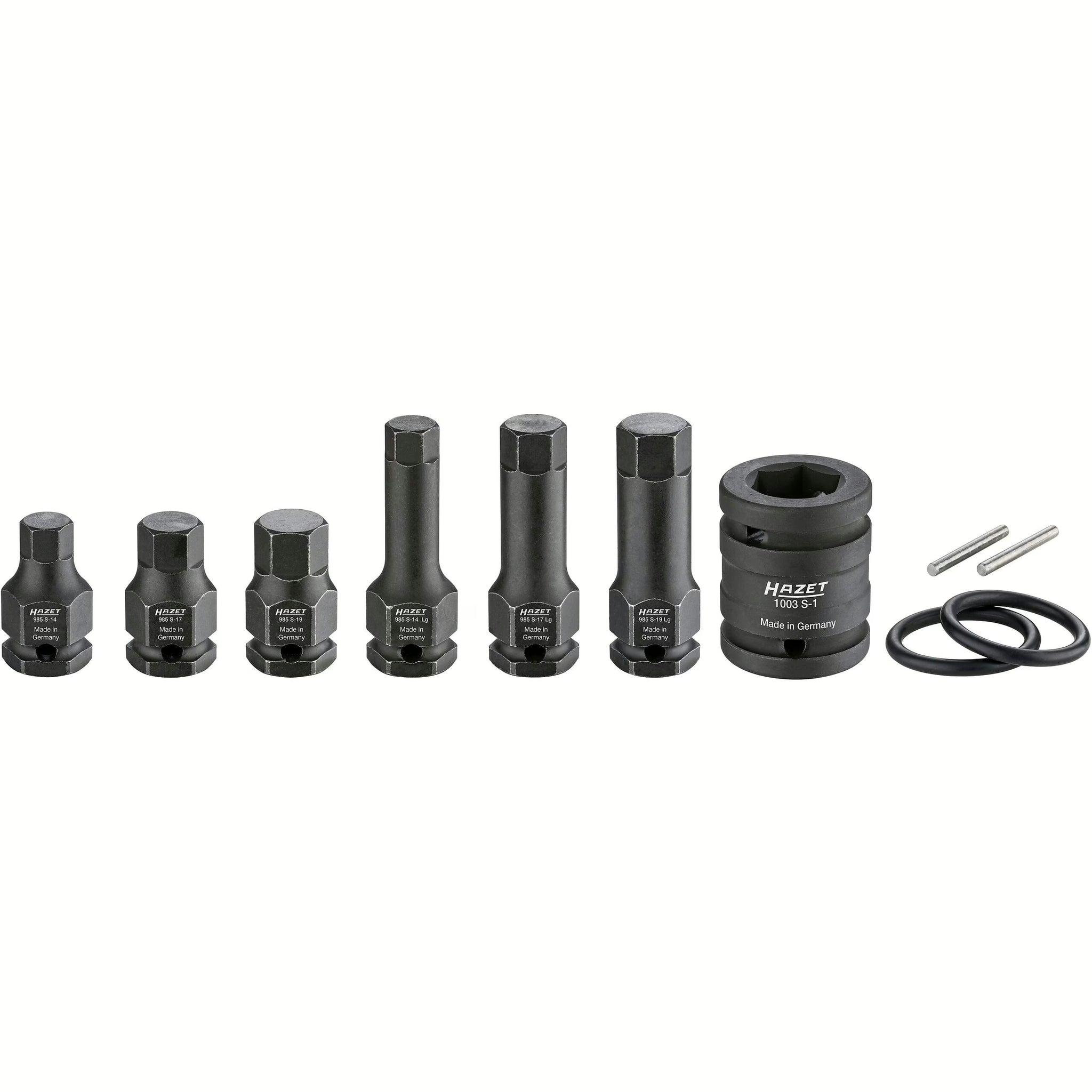 Hazet 985S/11 1⁄2″ ∙ 24 mm outside hexagon Impact screwdriver socket set ∙ Inside hexagon profile