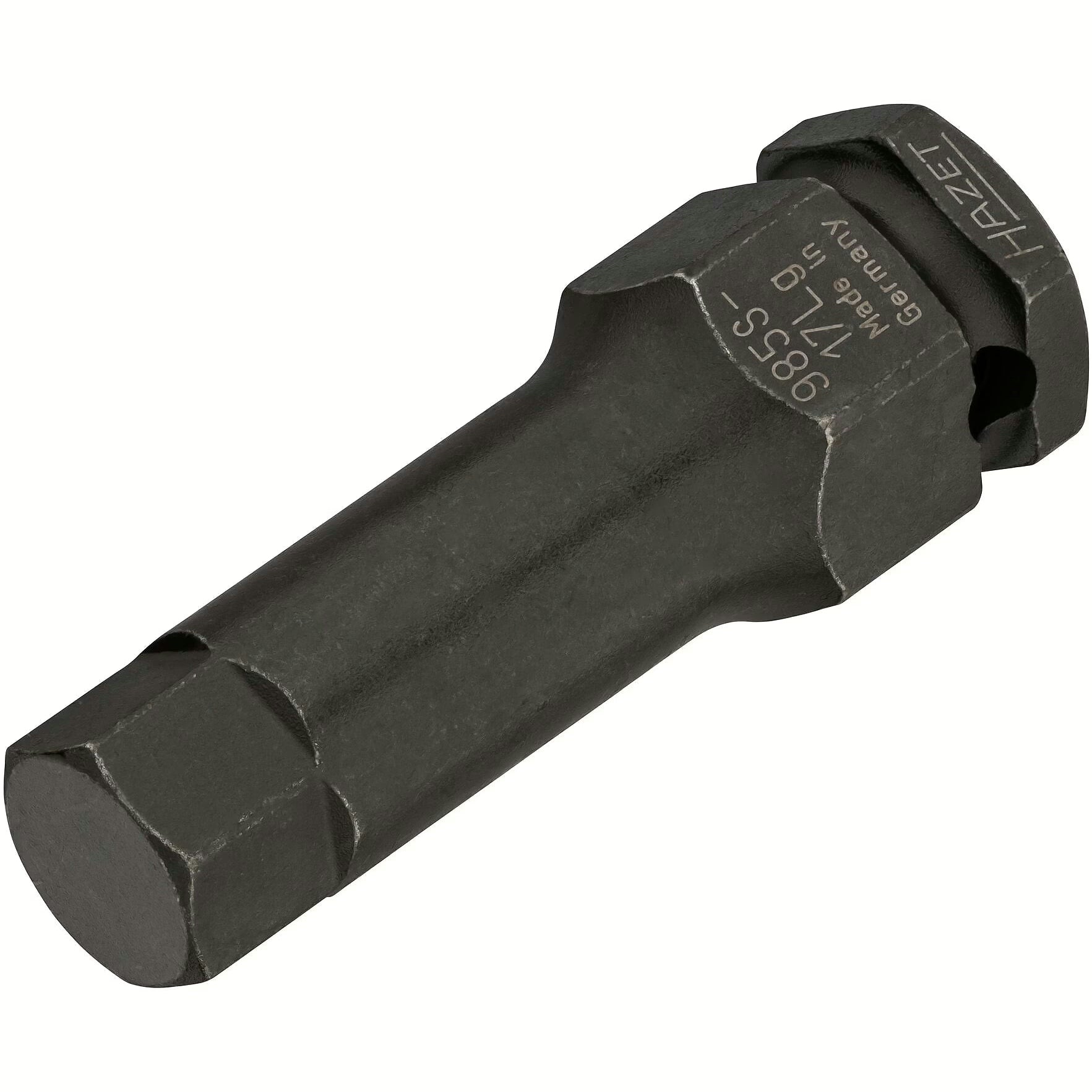 Hazet 985S-17LG 1⁄2″ ∙ 24 mm outside hexagon Impact screwdriver socket ∙ Inside hexagon profile ∙ 17 mm