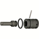Hazet 985S-19LG 1⁄2″ ∙ 24 mm outside hexagon Impact screwdriver socket ∙ Inside hexagon profile ∙ 19 mm