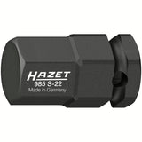 Hazet 985S-22 1⁄2″ ∙ 24 mm outside hexagon Impact screwdriver socket ∙ Inside hexagon profile ∙ 22 mm