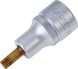 Hazet 990-6 1⁄2″ Screwdriver socket ∙ Internal serration profile XZN ∙ M6