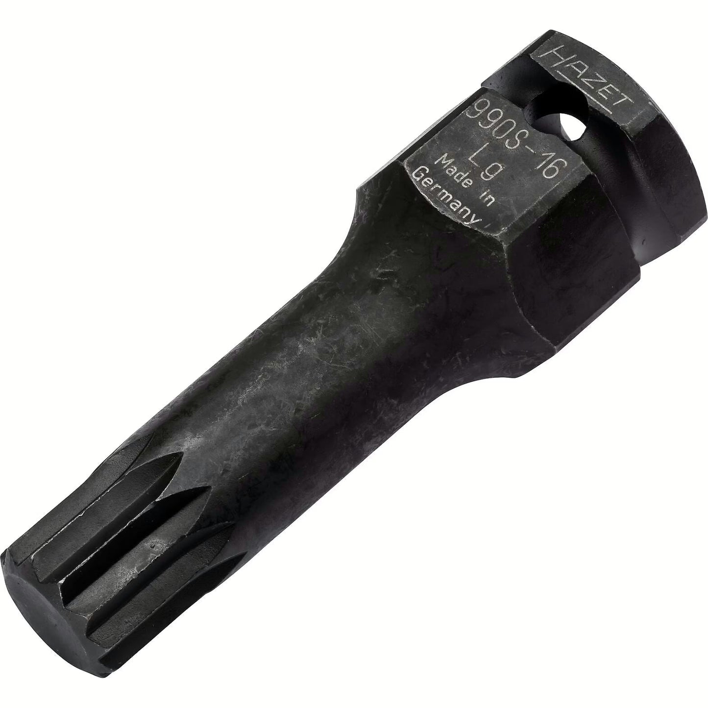 Hazet 990S-16LG 1⁄2″ ∙ 24 mm outside hexagon Impact screwdriver socket ∙ Internal serration profile XZN ∙ M16